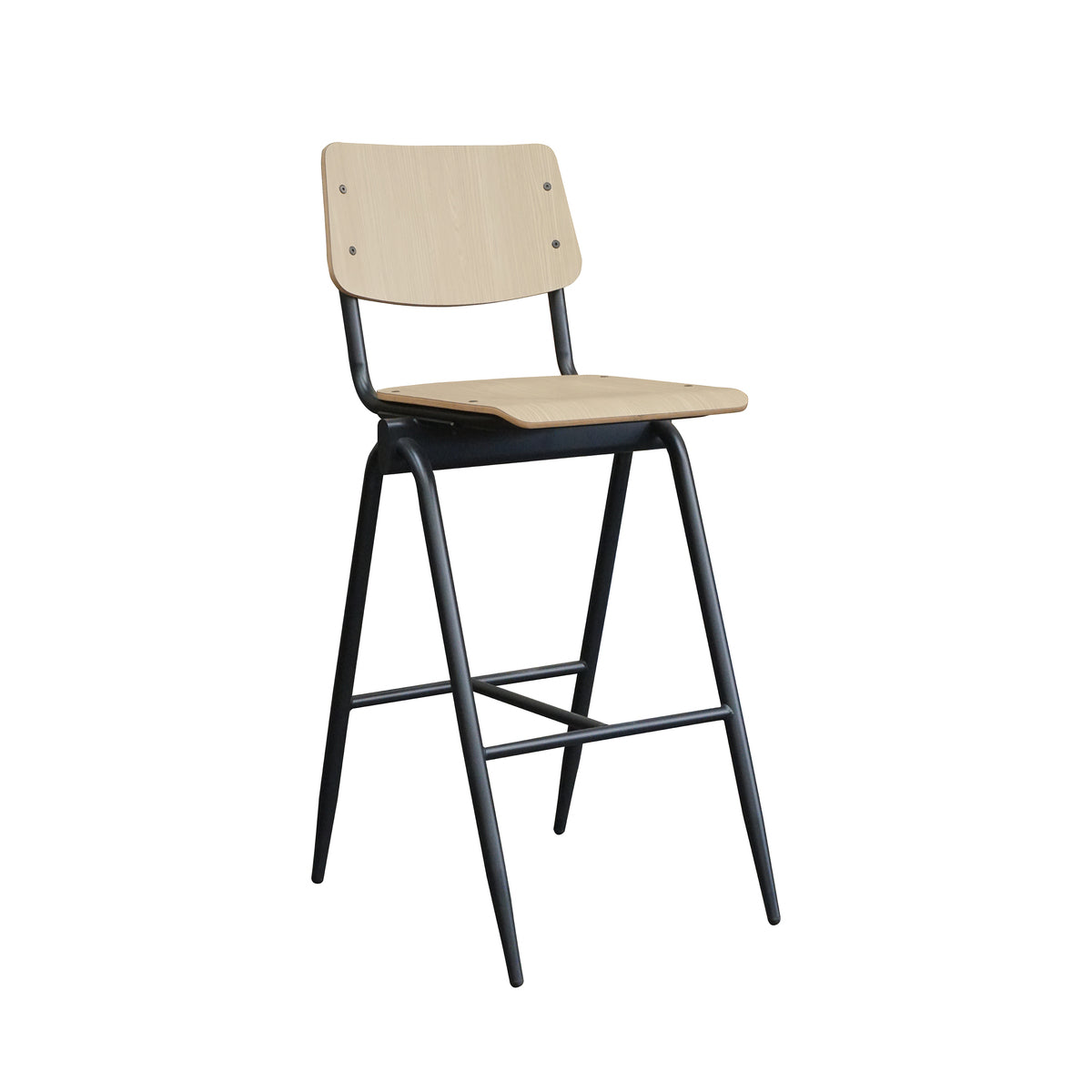 Label51 - Tabouret de bar Solid - Bois - Naturel - 49 x 58 x 109 cm
