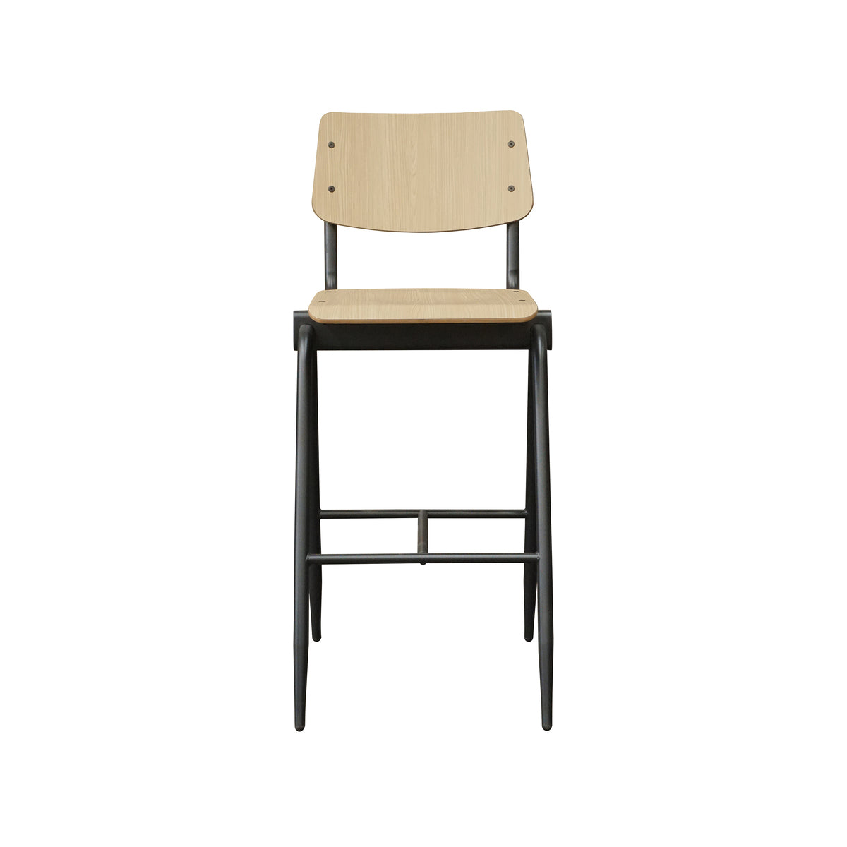 Label51 - Tabouret de bar Solid - Bois - Naturel - 49 x 58 x 109 cm