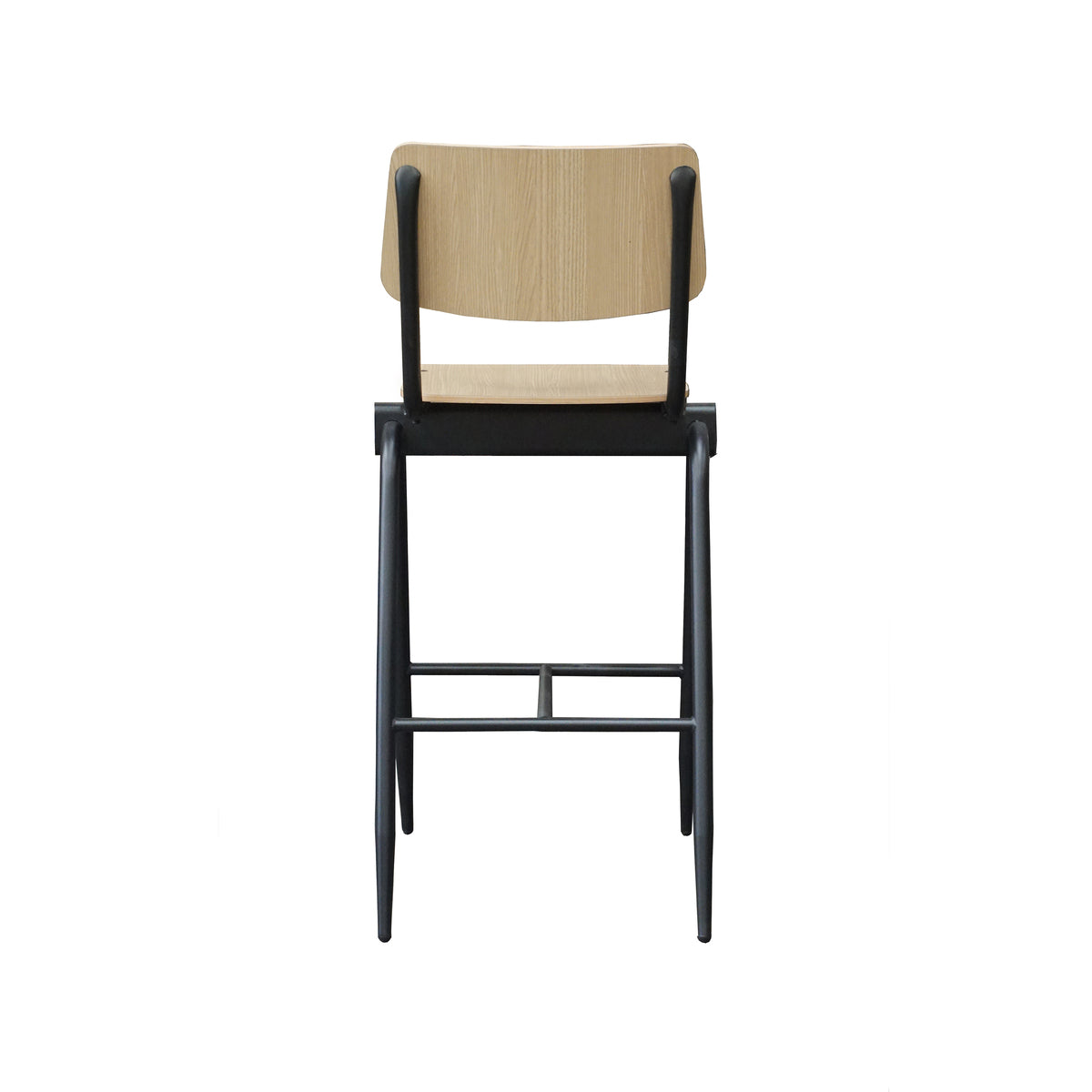 Label51 - Tabouret de bar Solid - Bois - Naturel - 49 x 58 x 109 cm