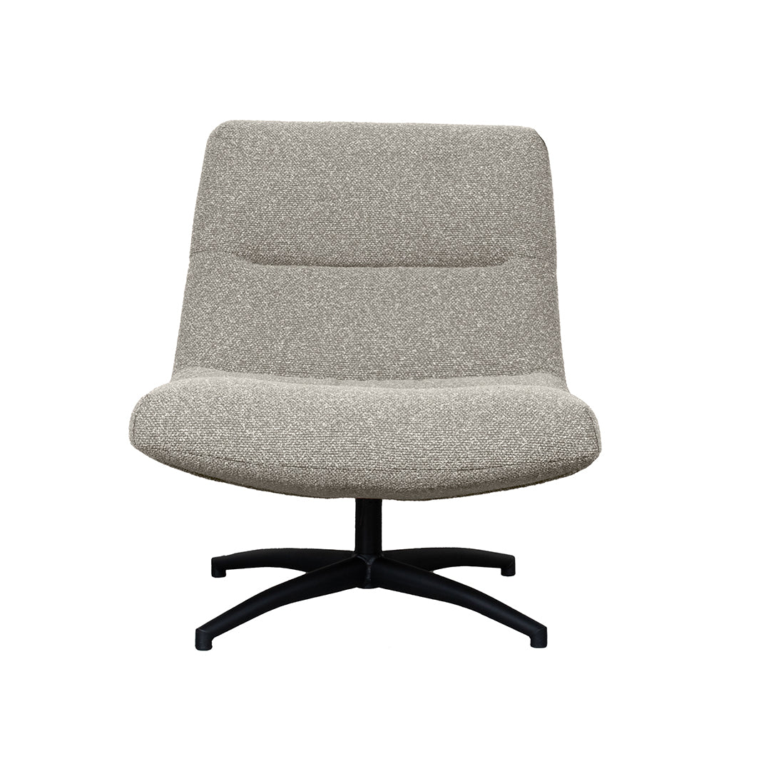 Label51 - Fauteuil pivotant Calix - Bouclé - Champignon - 77 x 93 x 88 cm