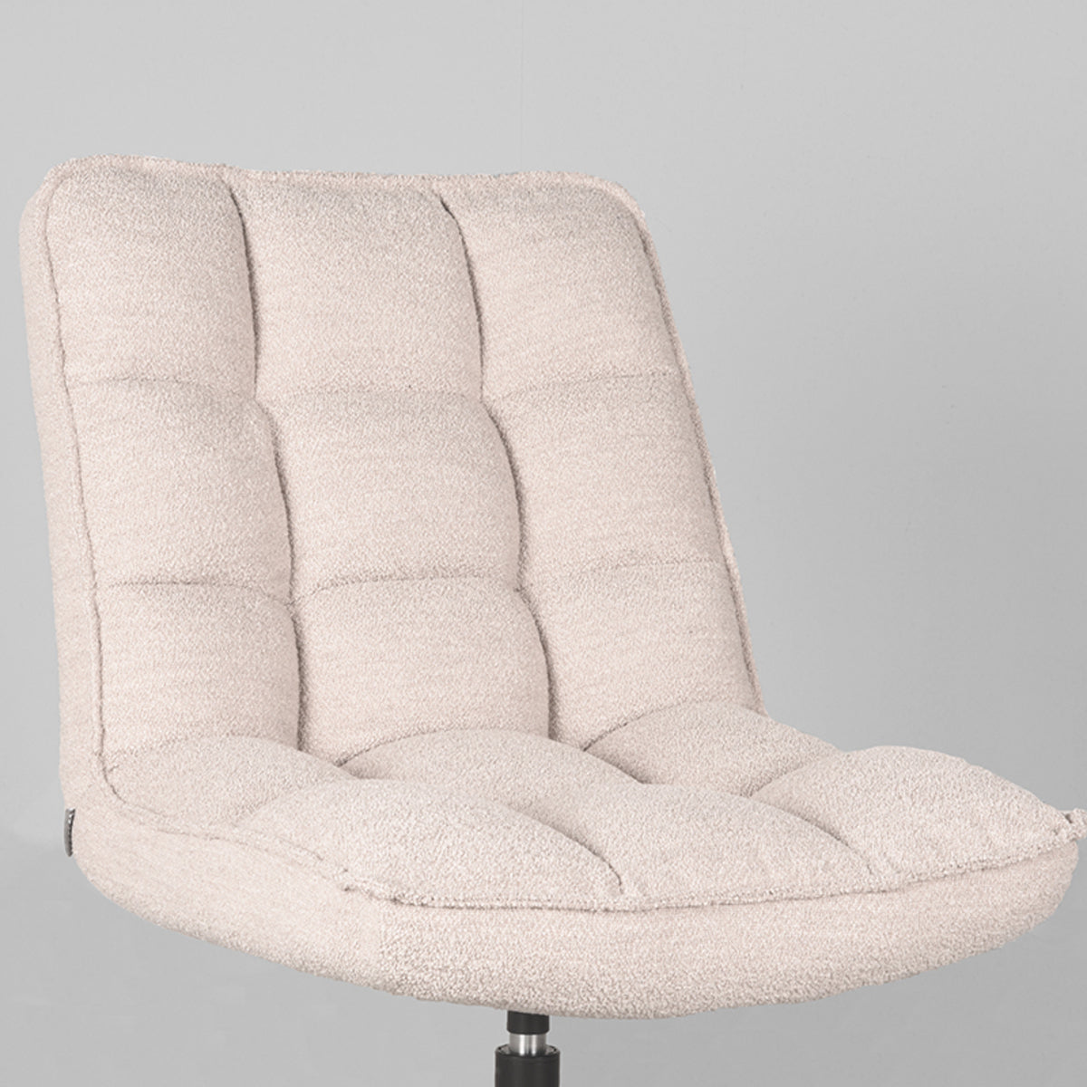 LABEL51 - Fauteuil Vince - Naturel - Boucle