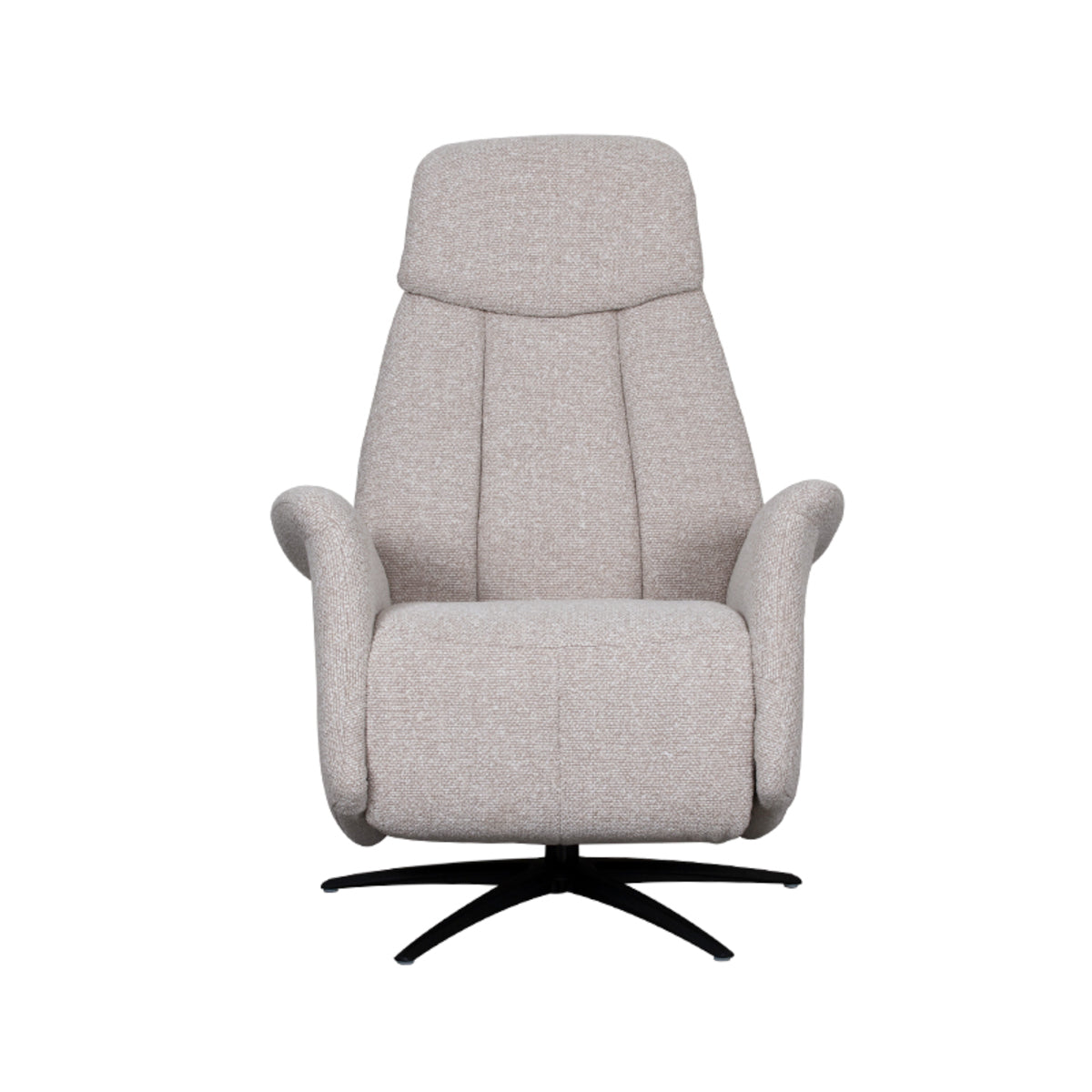 Label51 - Fauteuil relax électrique Jake - Bouclé - Naturel - 79 x 87 x 112 cm