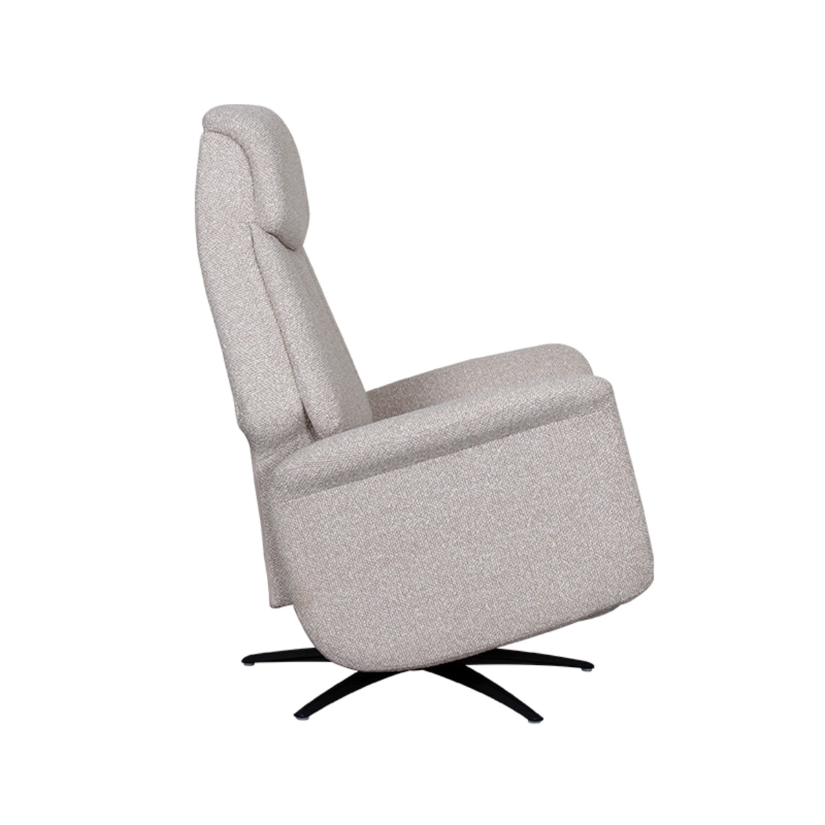 Label51 - Fauteuil relax électrique Jake - Bouclé - Naturel - 79 x 87 x 112 cm