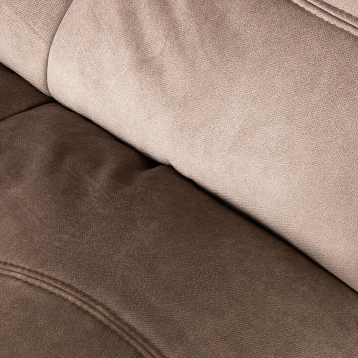 Label51 - Fauteuil relax Take It Easy - Tissu - Taupe - 84 x 104 x 94 cm