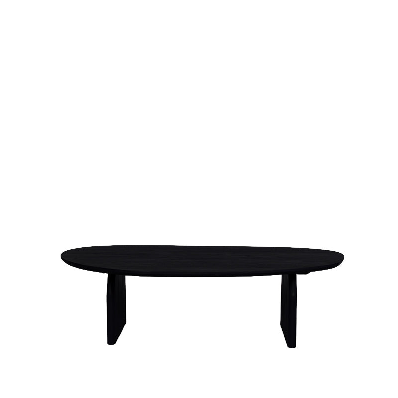 Label51 - Table basse Cooper - Bois de manguier - Noir - 135 x 75 x 38 cm