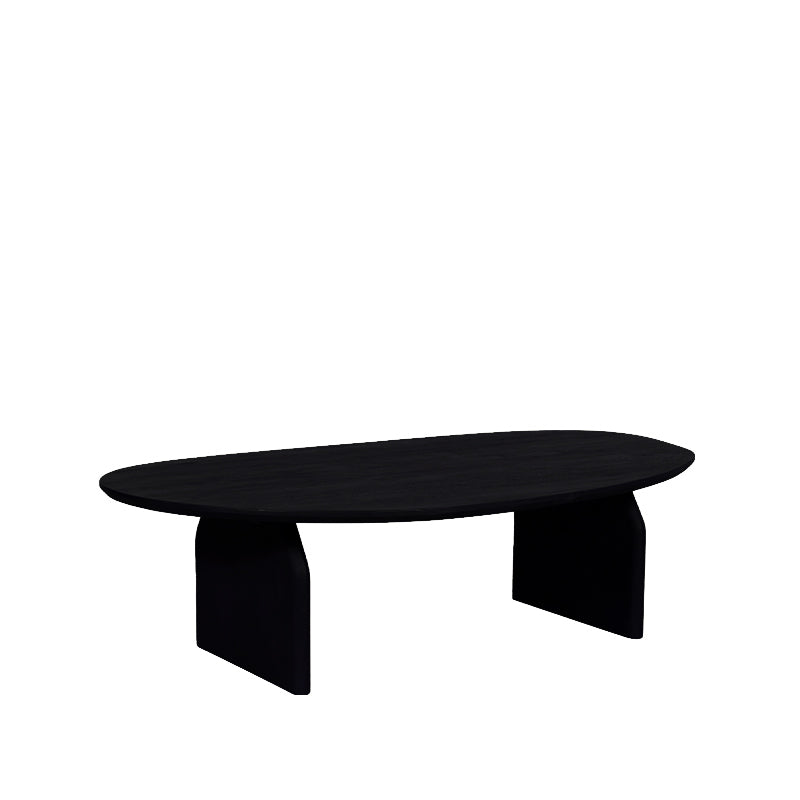 Label51 - Table basse Cooper - Bois de manguier - Noir - 135 x 75 x 38 cm