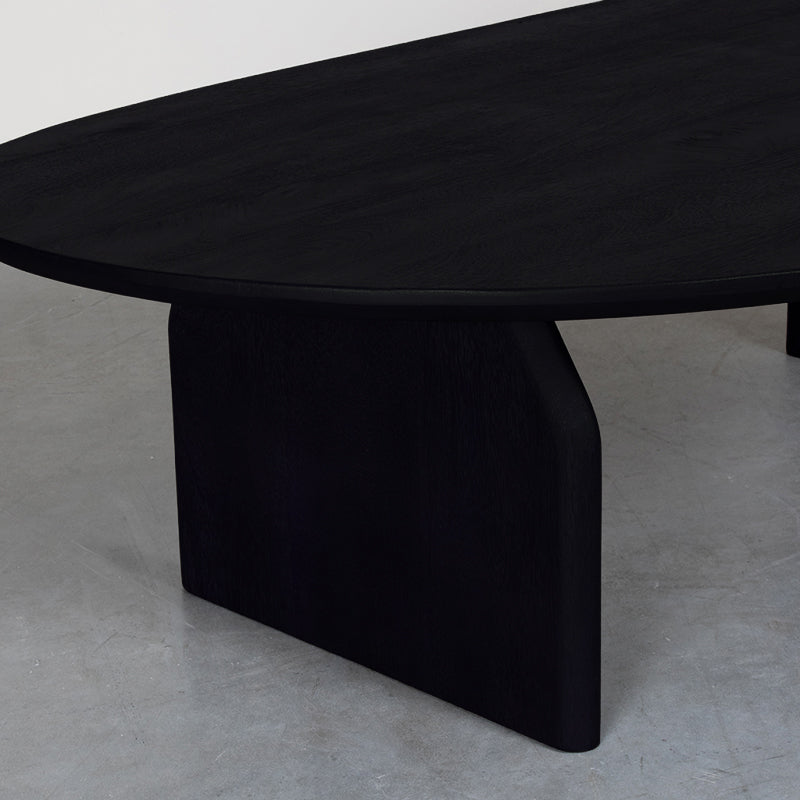 Label51 - Salontafel Cooper - Mangohout - Zwart - 135 x 75 x 38 cm