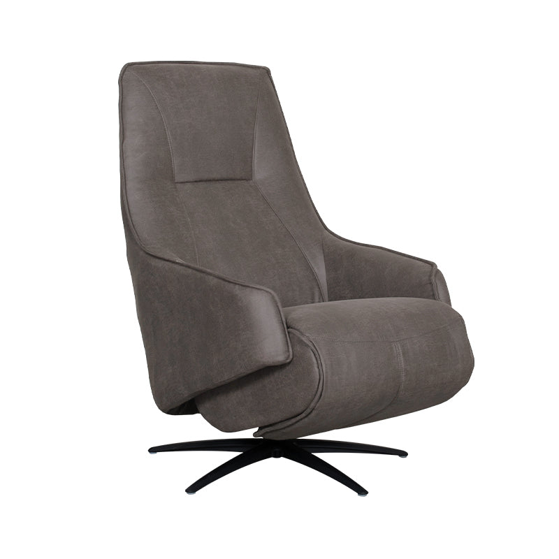 Label51 - Fauteuil relax électrique Odense - Microsuède - Anthracite - 68 x 87 x 110 cm