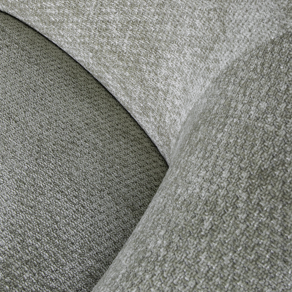 Label51 - Fauteuil Alby - Tissu - Gris pierre - 82 x 88 x 81 cm