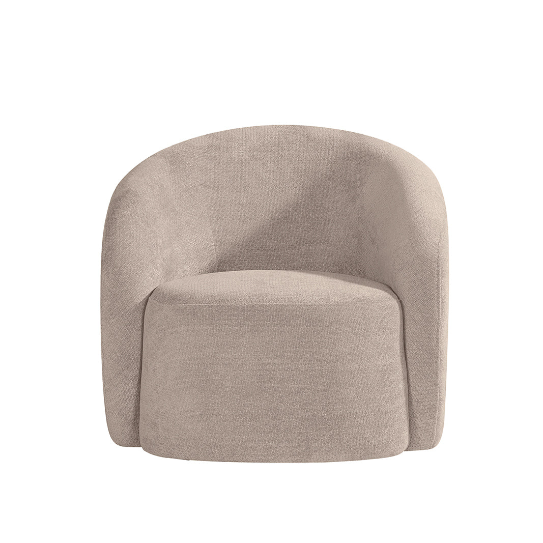 Label51 - Armstoel Alby - Stof - Klei - 82 x 88 x 81 cm