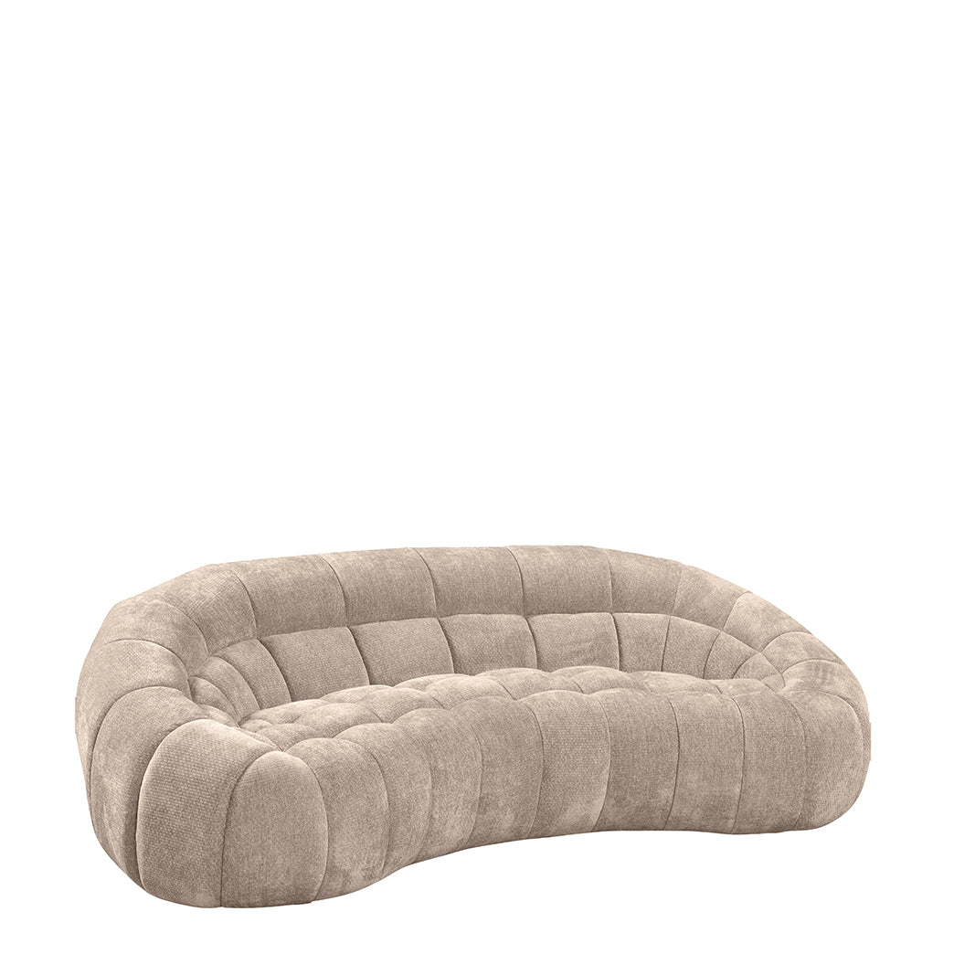 Label51 - Bank Cloud 3-zits - Stof - Klei - 238 x 115 x 75 cm
