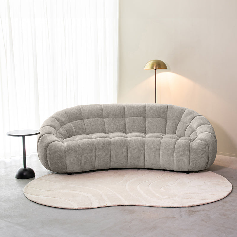 Label51 - Canapé Cloud 3 places - Tissu - Gris pierre - 238 x 115 x 75 cm