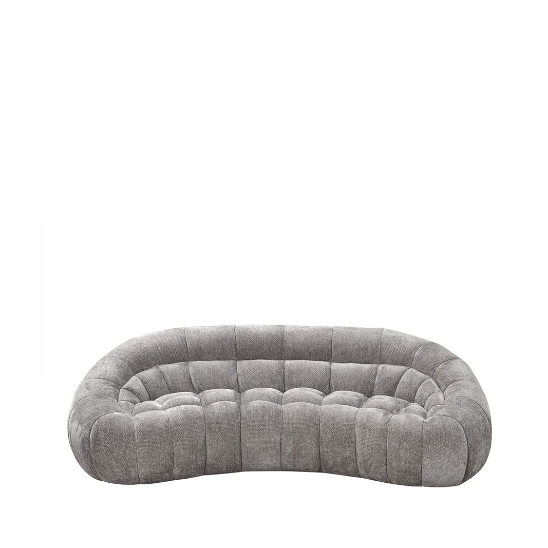 Label51 - Canapé Cloud 3 places - Tissu - Gris pierre - 238 x 115 x 75 cm