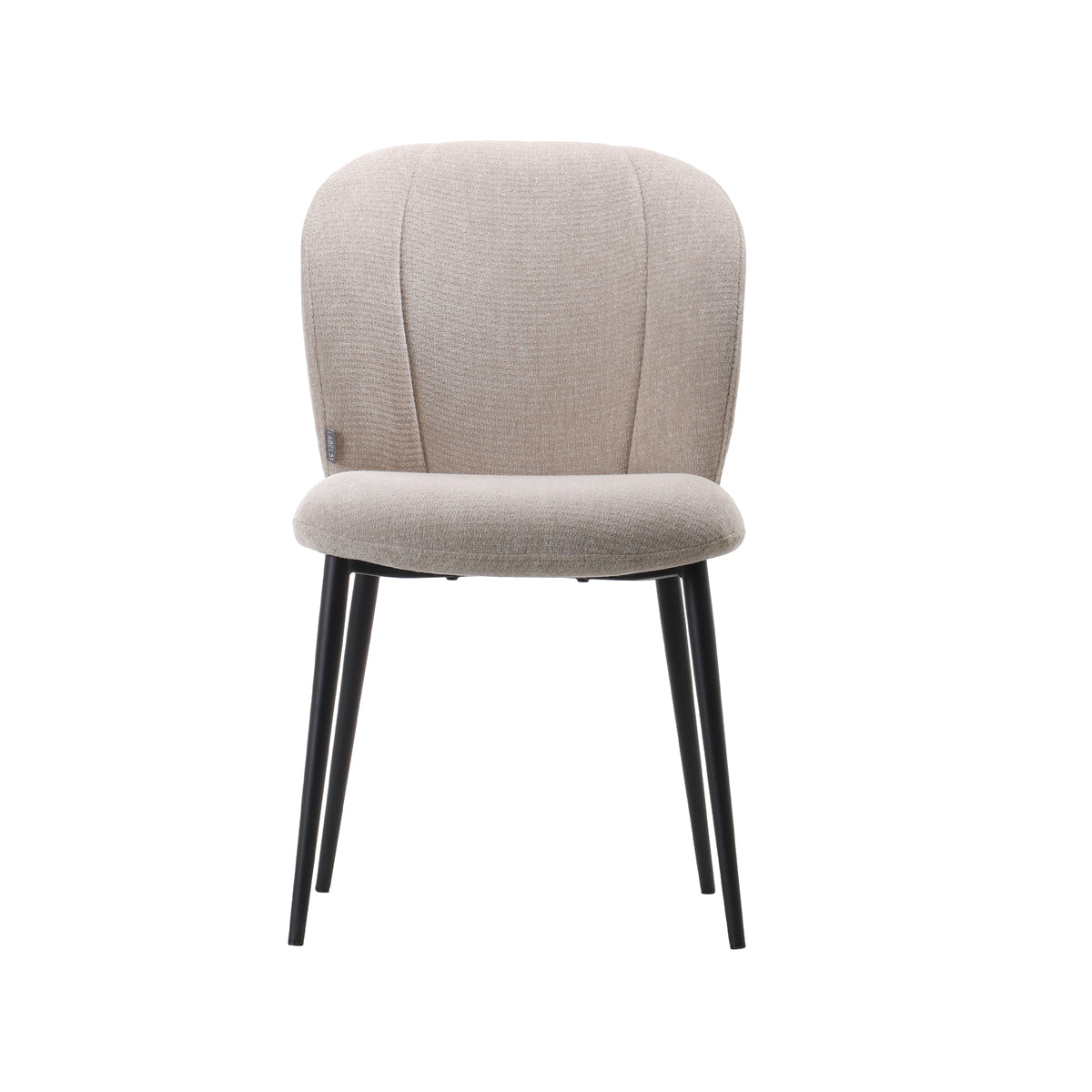 Label51 - Eetkamerstoel Vino - Stof - Naturel - 49 x 62 x 85 cm