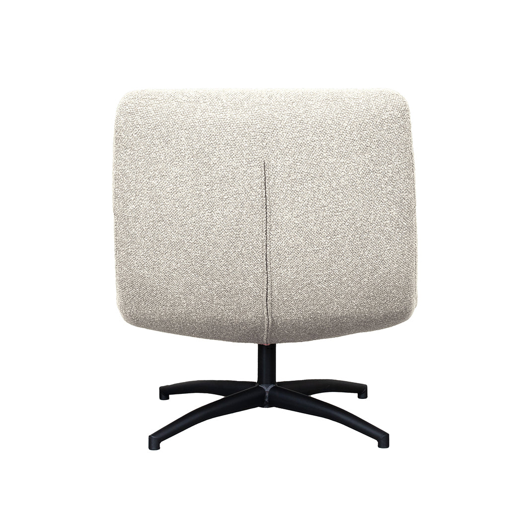 Label51 - Draaifauteuil Calix - Bouclé - Naturel - 77 x 93 x 88 cm
