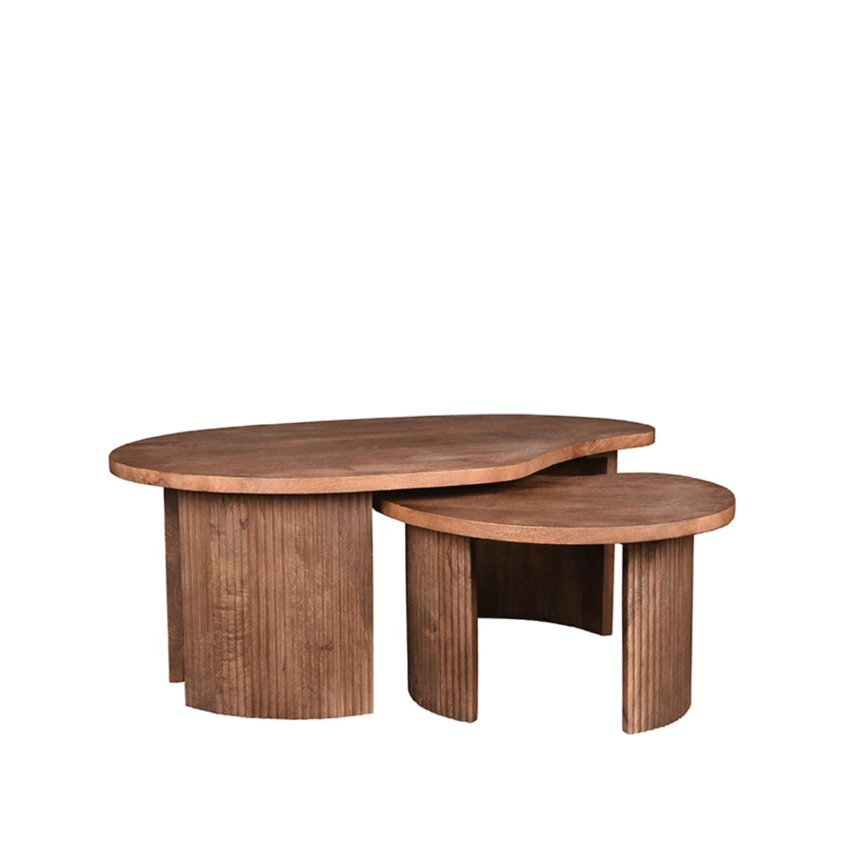 LABEL51 Table basse Timon - Espresso - Bois de manguier