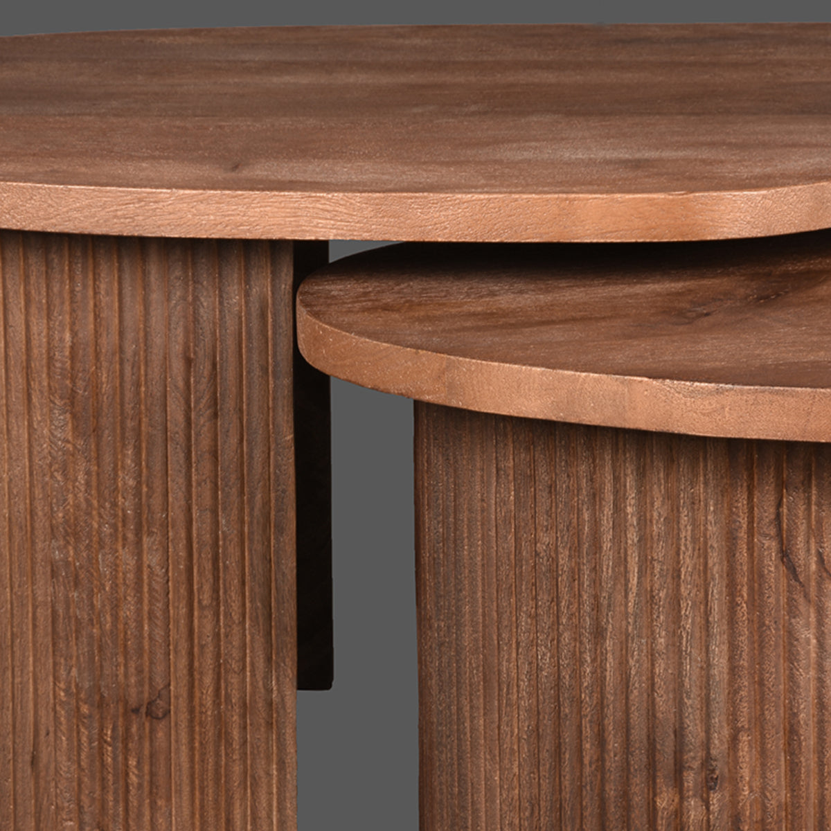 LABEL51 Table basse Timon - Espresso - Bois de manguier