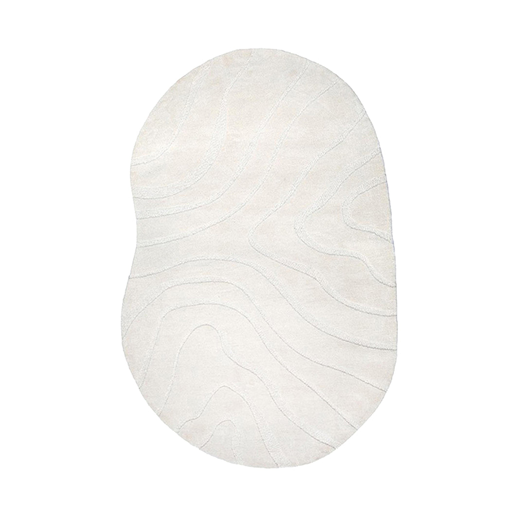 Label51 - Tapis Goa - Polyester - Ivoire - 160 x 230 cm