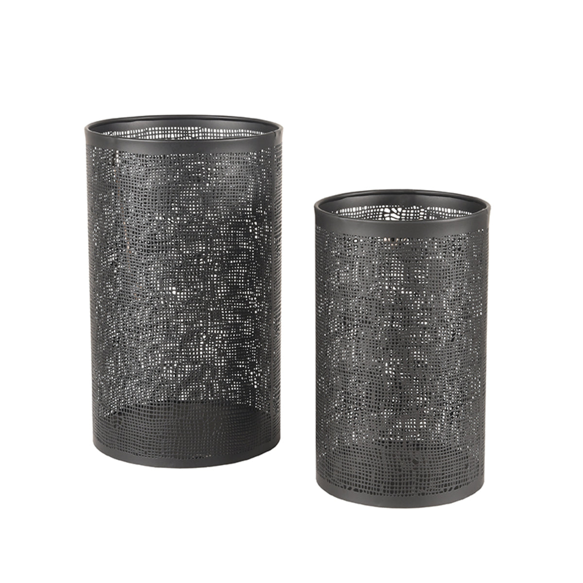 LABEL51 Kaarsenhouders - Zwart - Metaal