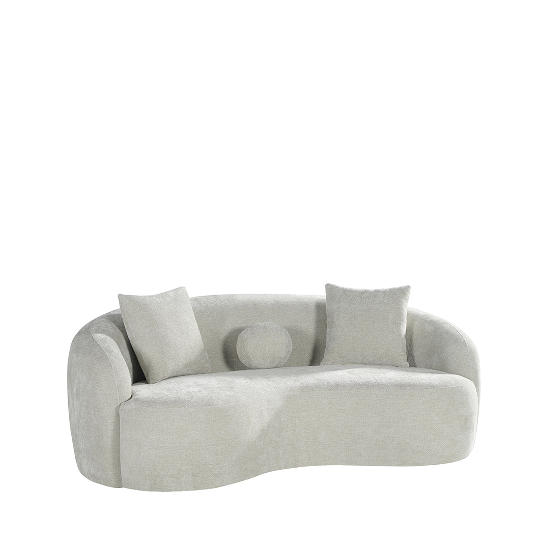 Label51 - Canapé Novo 2,5 places - Tissu - Naturel - 203 x 121 x 80 cm
