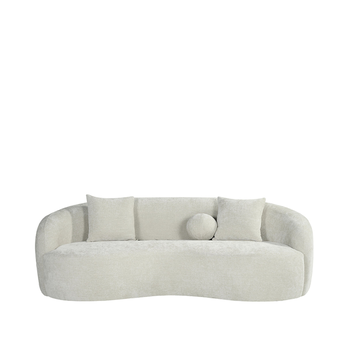 Label51 - Canapé Novo 2,5 places - Tissu - Naturel - 203 x 121 x 80 cm
