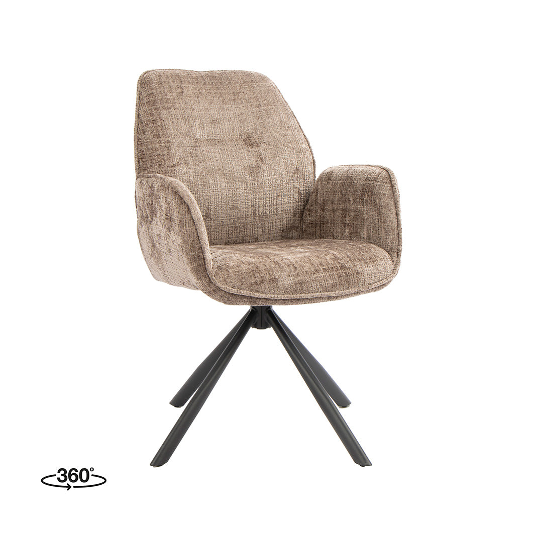 Label51 - Chaise de salle à manger Jill - 58 x 64 x 91 cm