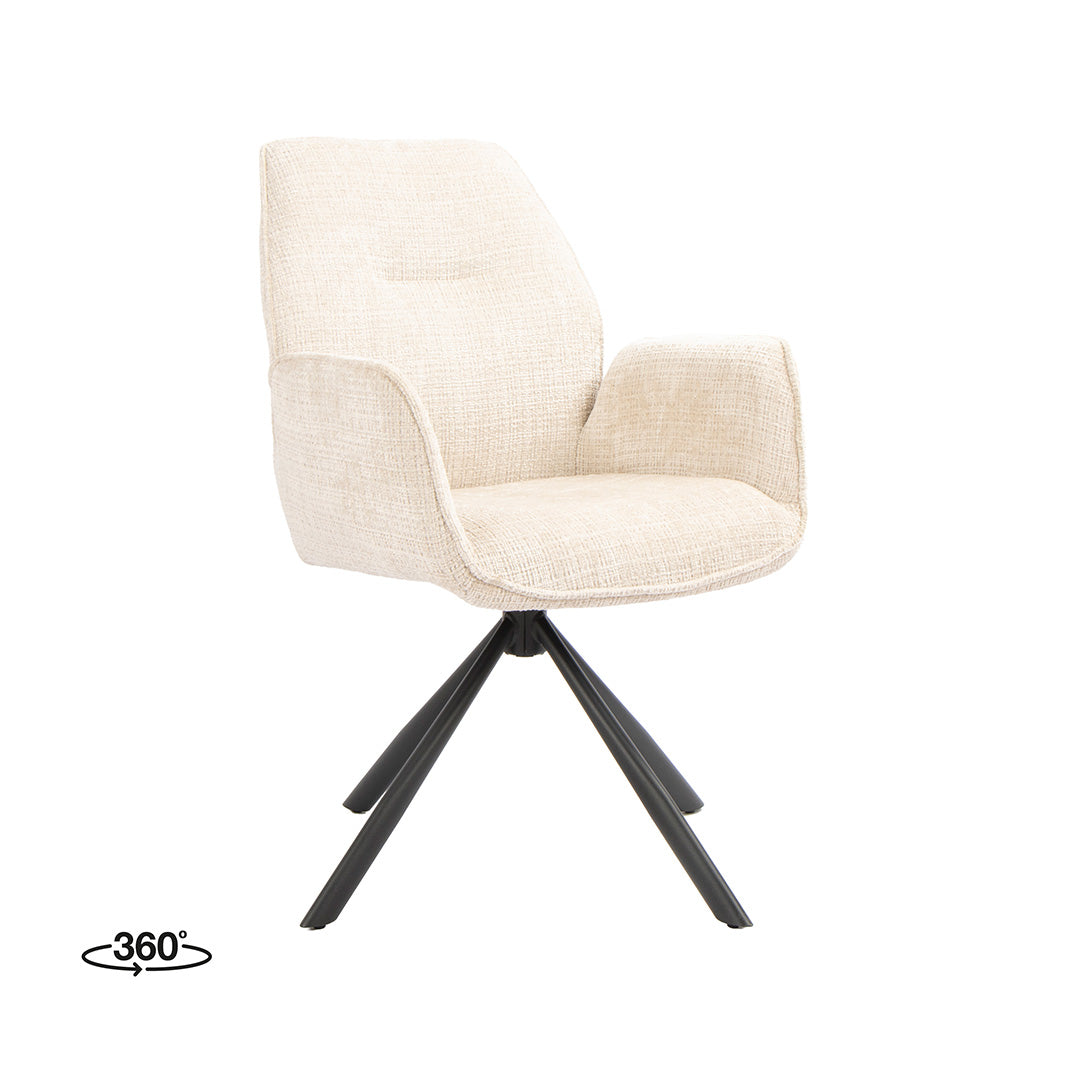 Label51 - Chaise de salle à manger Jill - 58 x 64 x 91 cm