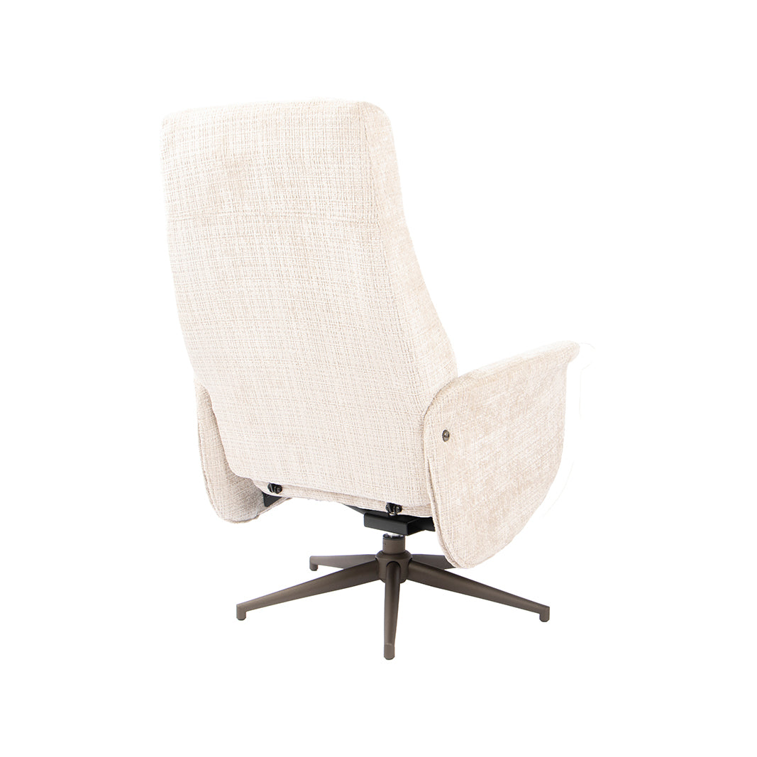 Label51 - Draaifauteuil Tumba + hocker - 77 x 76 x 105 cm