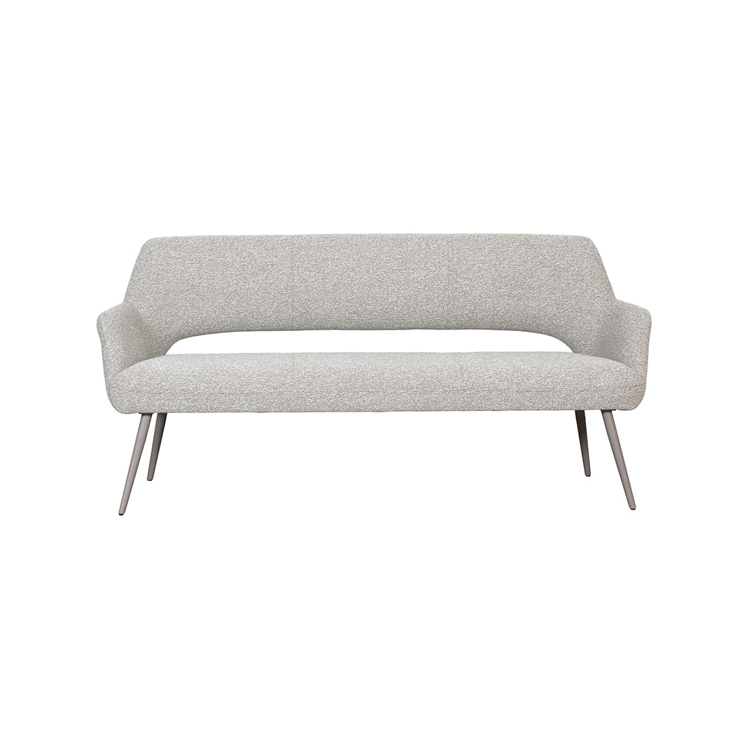 Label51 - Banc de salle à manger Sunray - Bouclé - 190 x 66 x 90 cm