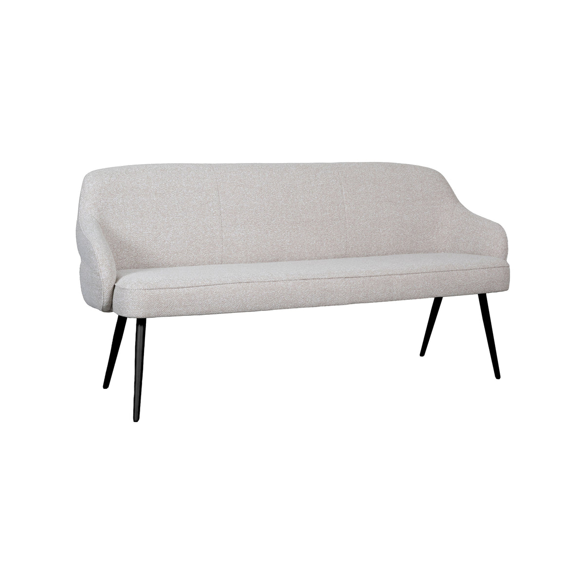 Label51 - Eetkamerbank Bern - Bouclé - 190 x 66 x 90 cm