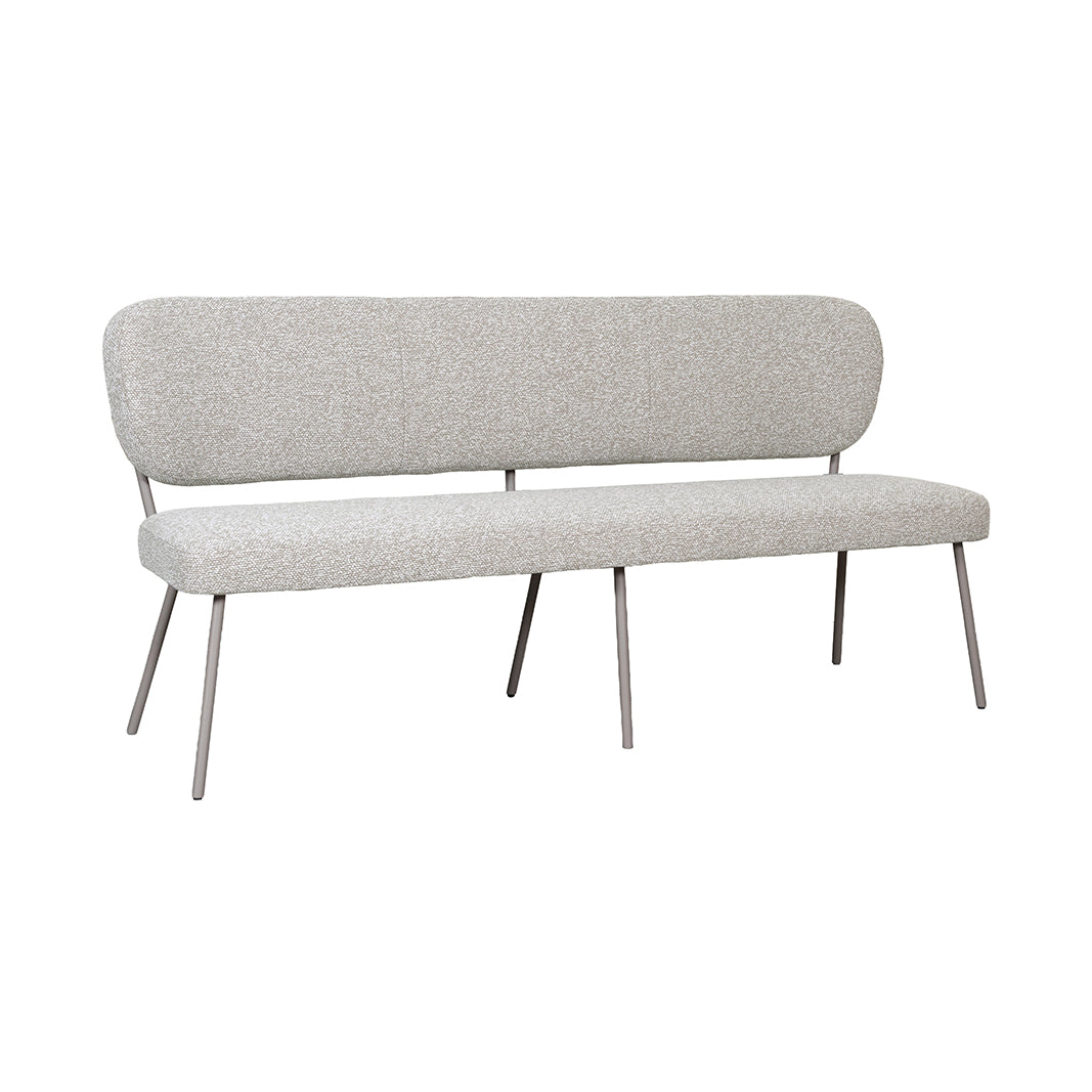 Label51 - Eetkamerbank Singapore - Bouclé - 220 x 65 x 95 cm