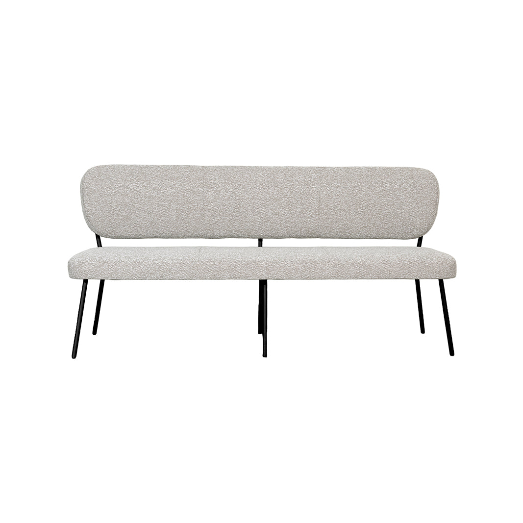 Label51 - Banc de salle à manger Singapore - Bouclé - 190 x 65 x 95 cm