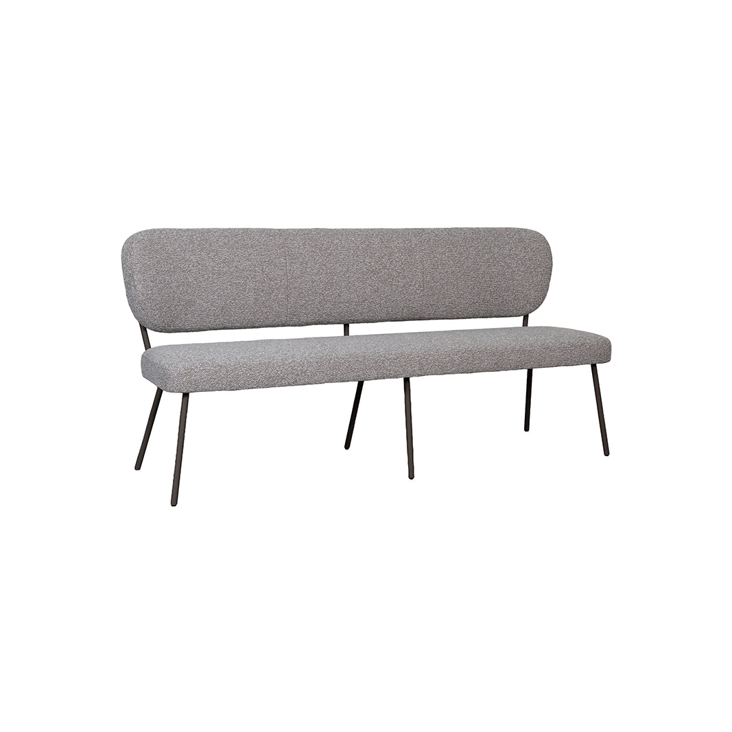 Label51 - Banc de salle à manger Singapore - Bouclé - 160 x 65 x 95 cm