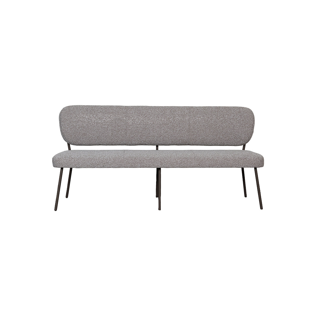 Label51 - Banc de salle à manger Singapore - Bouclé - 160 x 65 x 95 cm