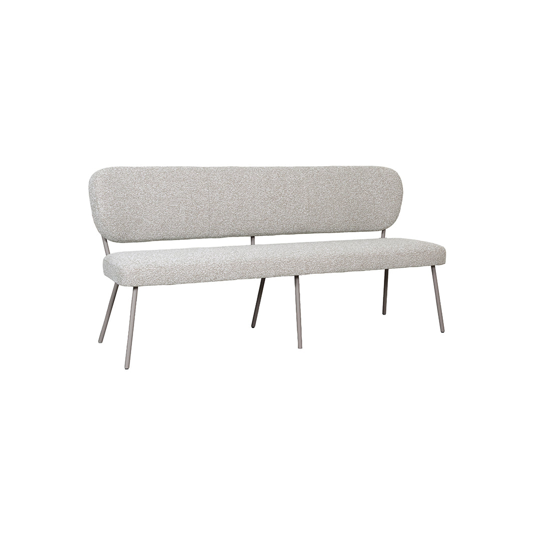 Label51 - Banc de salle à manger Singapore - Bouclé - 160 x 65 x 95 cm