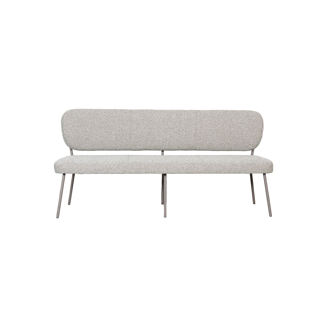 Label51 - Banc de salle à manger Singapore - Bouclé - 160 x 65 x 95 cm