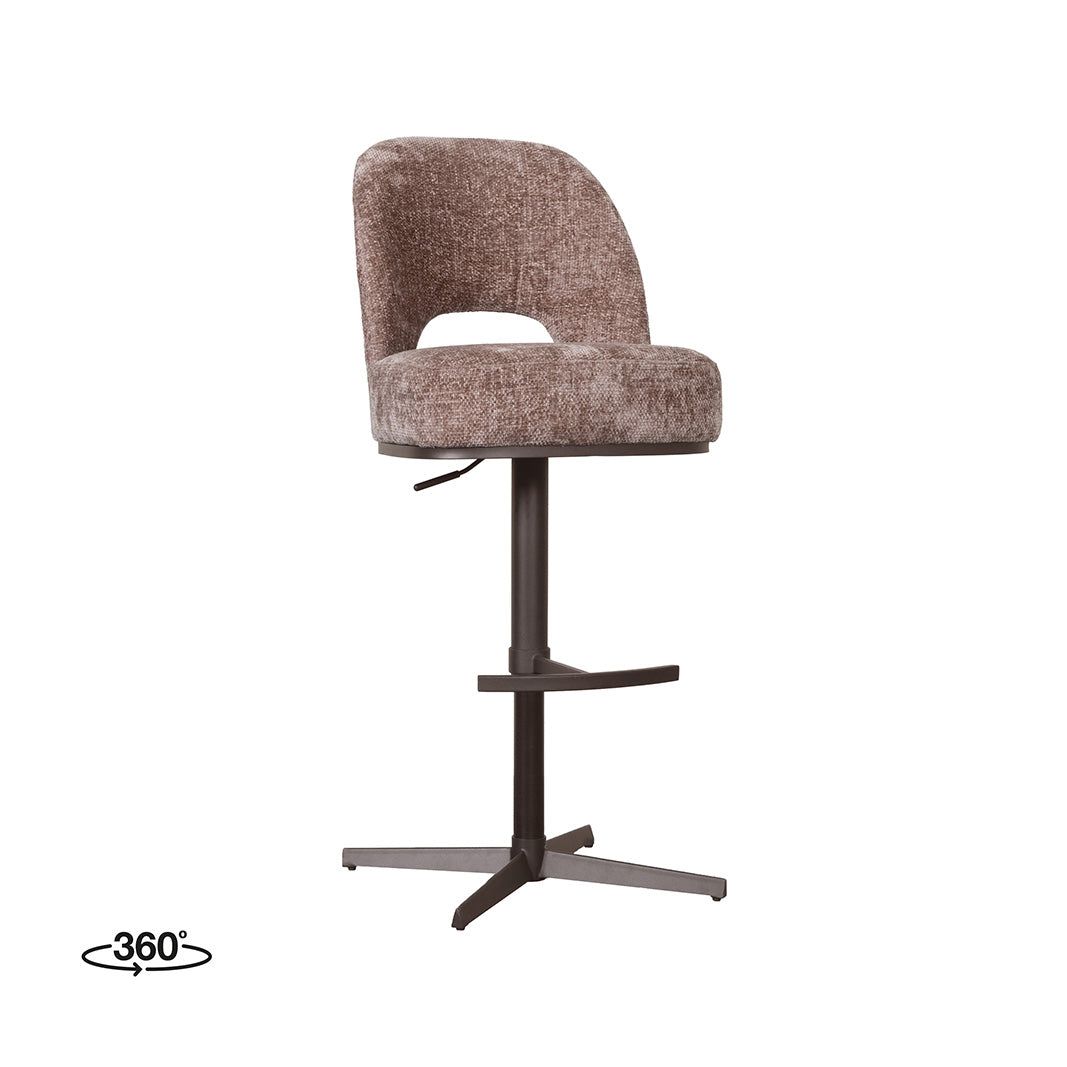 Label51 - Tabouret de bar Port Grimaud - 53 x 59 x 98-123 cm