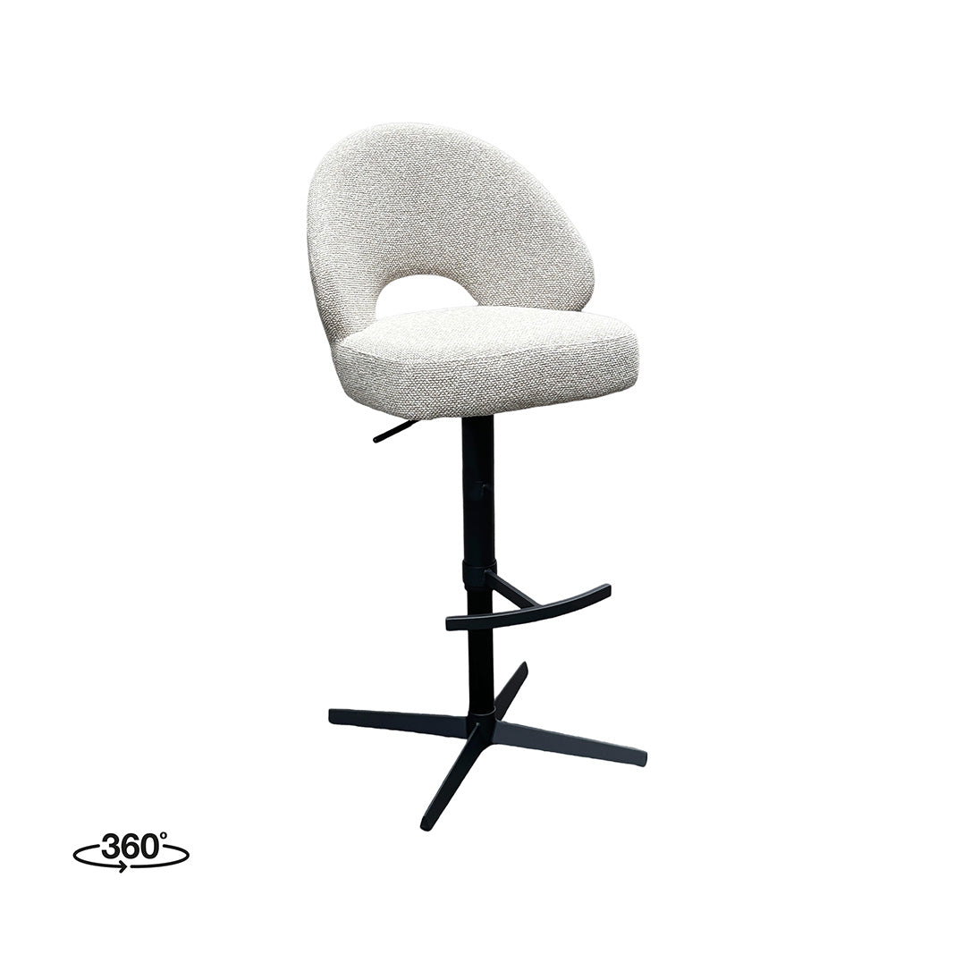 Label51 - Tabouret de bar Saint Tropez - 55 x 57 x 93-117 cm