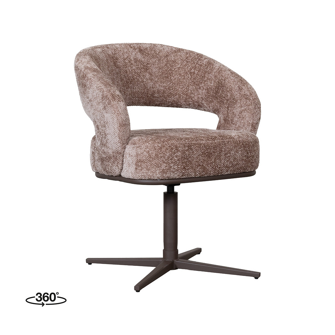 Label51 - Eetkamerstoel New York - Stof - 62 x 63 x 81 cm