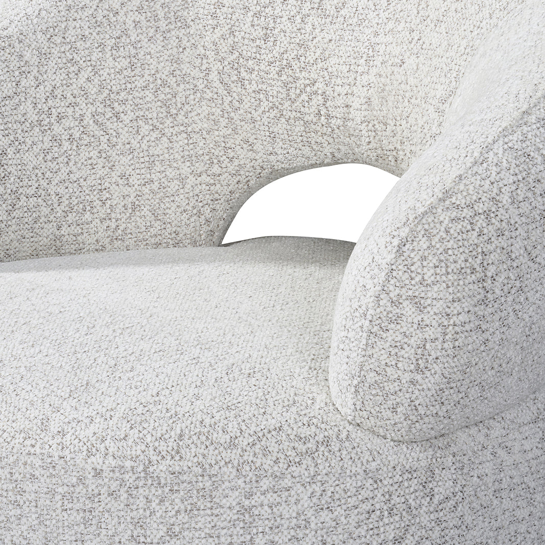 Label51 - Fauteuil pivotant Nusenna - 82 x 81 x 73 cm