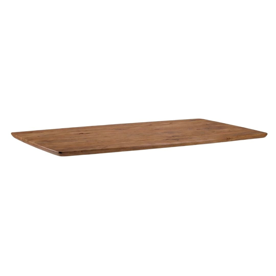 Label51 - Plateau de table rectangulaire bord irrégulier - Bois de manguier - 240 x 100 cm