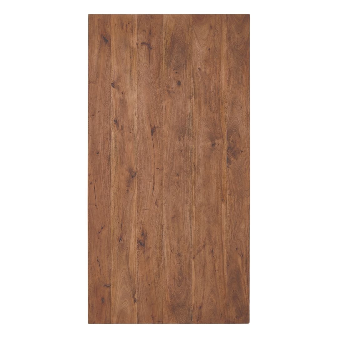 Label51 - Plateau de table rectangulaire bord irrégulier - Bois de manguier - 240 x 100 cm
