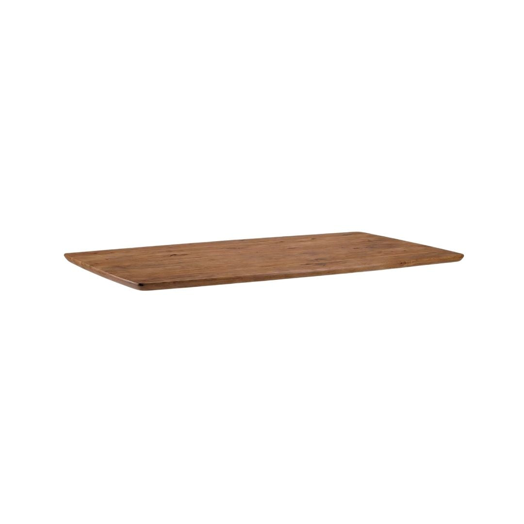 Label51 - Plateau de table rectangulaire bord irrégulier - Bois de manguier - Naturel - 160 x 100 cm