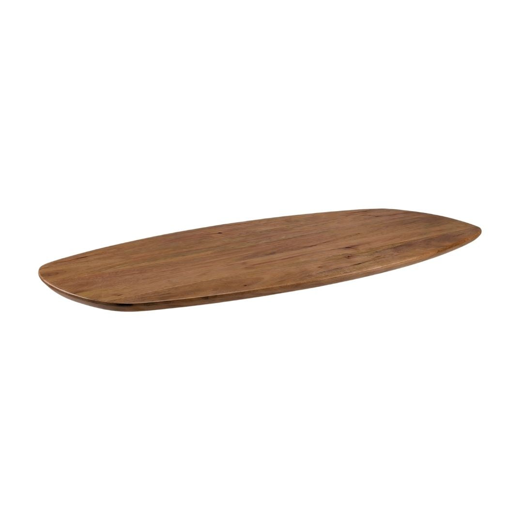 Label51 - Plateau de table ovale danois avec bord brut - 200 x 100 cm