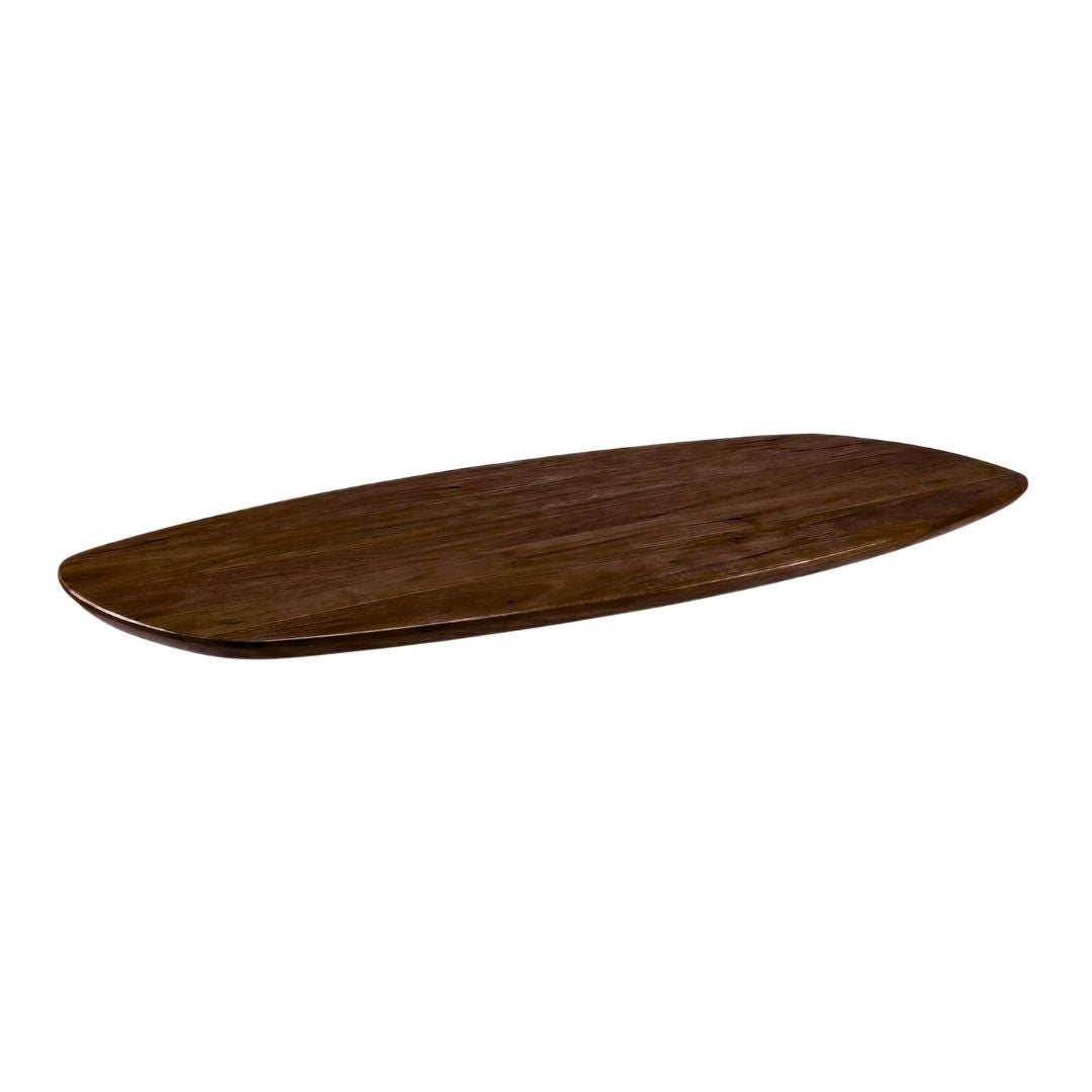 Label51 - Plateau de table danois ovale avec bord naturel - 220 x 100 cm
