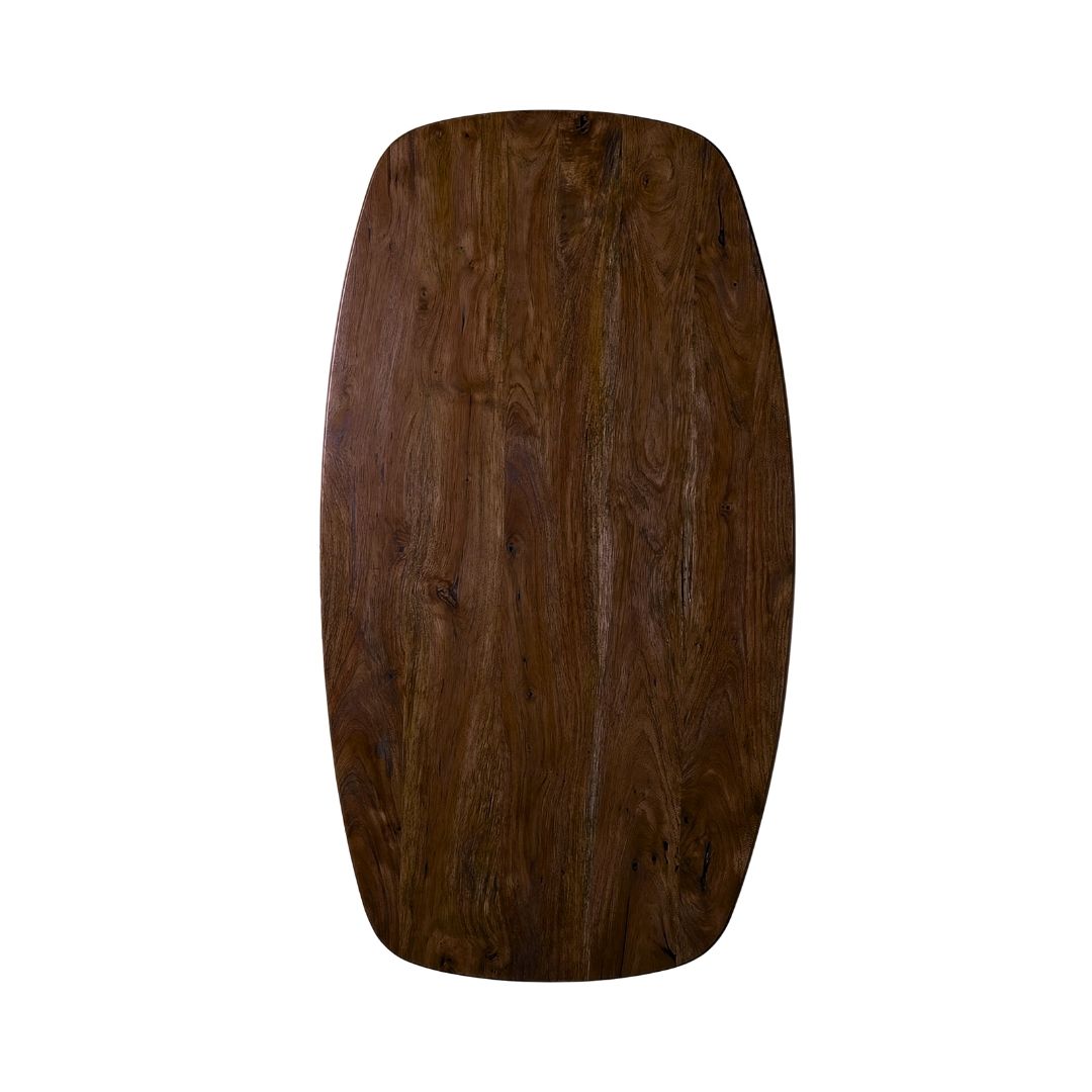 Label51 - Plateau de table danois ovale bord irrégulier - 180 x 100 cm