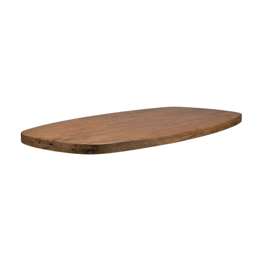 Label51 - Plateau de table ovale danois avec bord droit - 200 x 100 cm