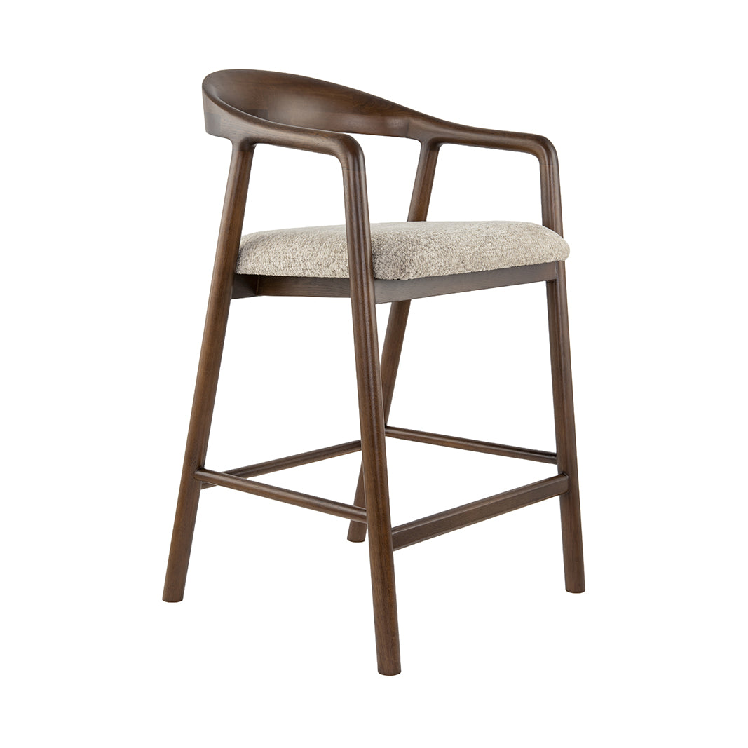 Label51 - Barkruk Lone - Stof - 58 x 60 x 91 cm