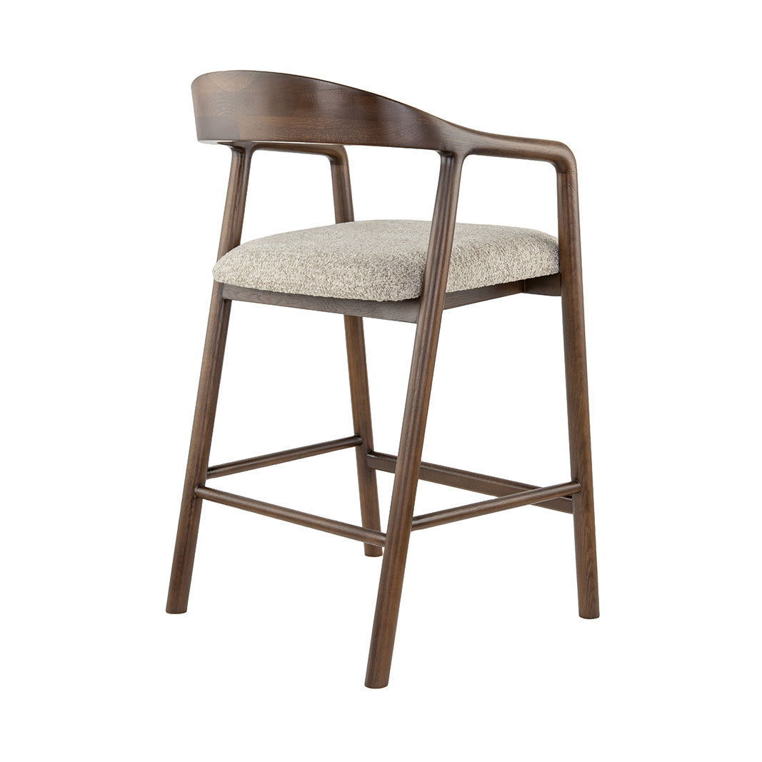 Label51 - Barkruk Lone - Stof - 58 x 60 x 91 cm