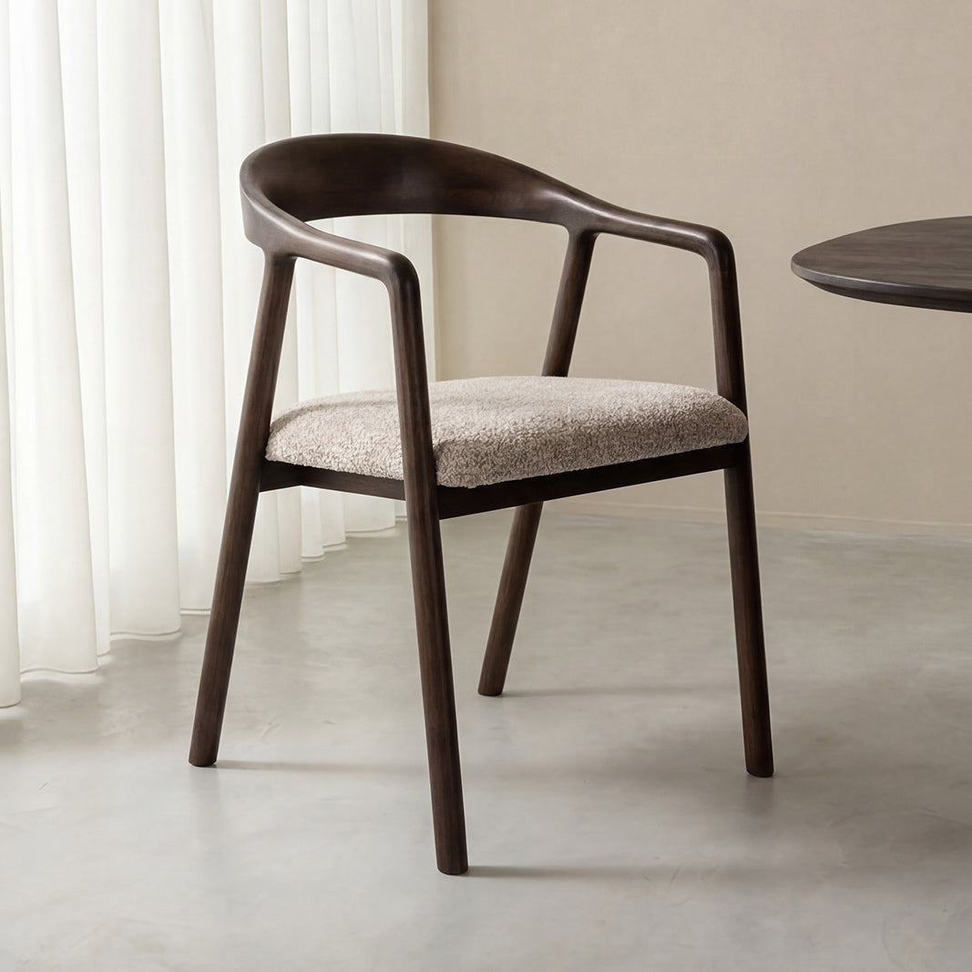 Label51 - Eetkamerstoel Lone - Stof - 58 x 60 x 80 cm